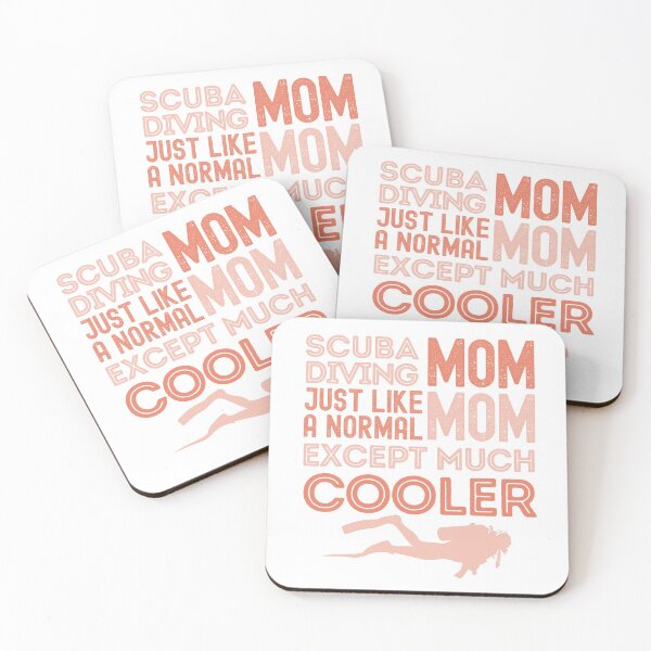Item preview, Scuba Diving Mom Just Like a Normal Mom Except Much Cooler designed and sold by StudioAquaLumos.