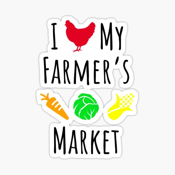 Farmer's Market Sticker