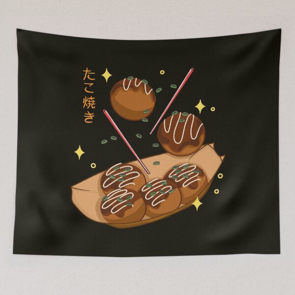 Item preview, Kawaii Yummy Takoyaki designed and sold by Kimprut.