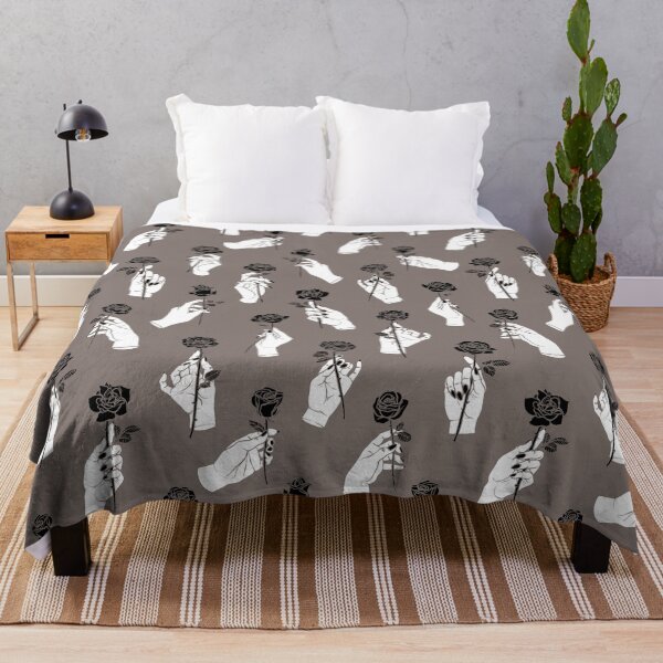 Item preview,  Hands Holding Roses in Grey designed and sold by Paisley Yazel.