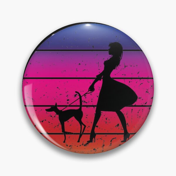 Item preview, International Guide Dog Day Retro Vintage Sunset, Funny Women and Gilrs designed and sold by magicos1.