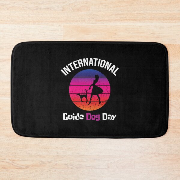 Item preview, International Guide Dog Day Retro Vintage Sunset, Funny Women and Gilrs designed and sold by magicos1.