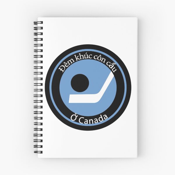 Item preview, Hockey Night In Vietnamese logo. Multilingual . Vintage retro iconic Canada parody ice puck Canadian design. designed and sold by GTOATlogos.