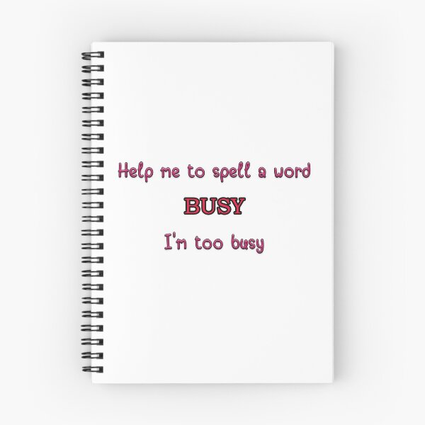 Item preview, Too Busy designed and sold by Gypsophilia.