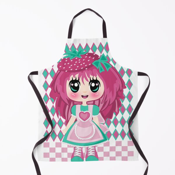 Artikelvorschau, Strowberry Chibi Anime BooPooBeeDoo entworfen und verkauft von BooPooBeeDooArt.