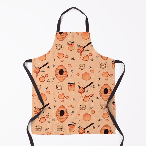 Item preview, adorable honey themed pattern designed and sold by HibiscusHeron.