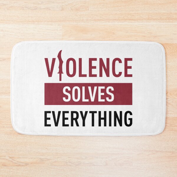 Item preview, Violence Solves Everything designed and sold by FilipeFerreira.