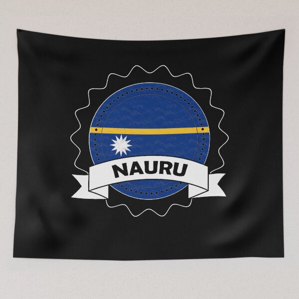 Item preview, Nauru Emblem-Badge-Flag designed and sold by Gina-Driada.