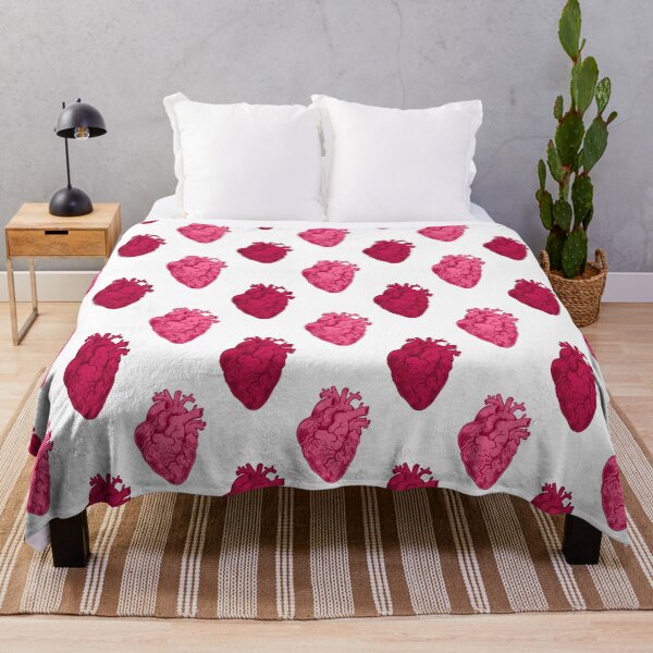 Aperçu de l'œuvre Anatomical Valentine Hearts White créée et vendue par Paisley Yazel.