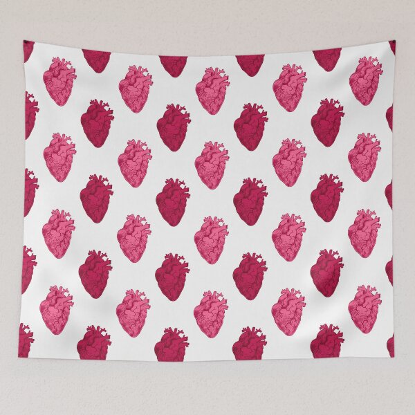 Item preview,  Anatomical Valentine Hearts White designed and sold by Paisley Yazel.