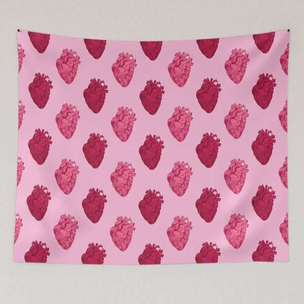 Item preview,  Anatomical Valentine Hearts Pink designed and sold by Paisley Yazel.