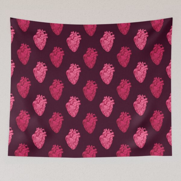 Item preview,  Anatomical Valentine Hearts Dark designed and sold by Paisley Yazel.