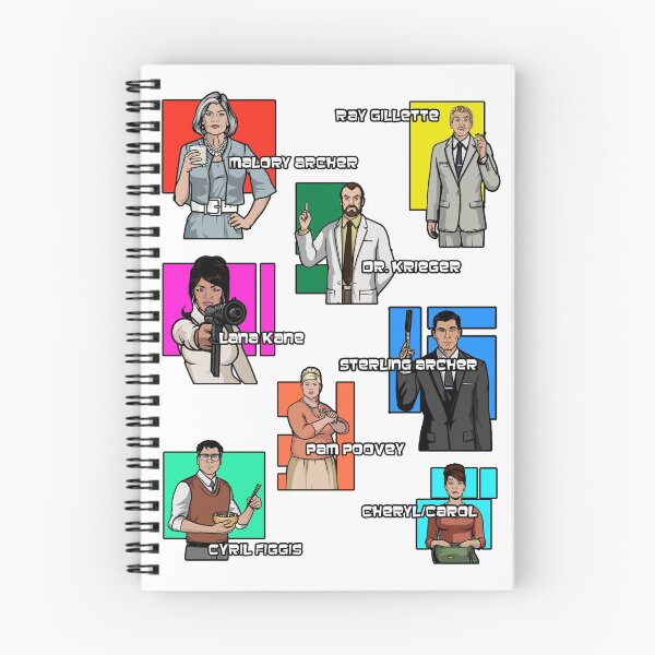 Item preview, Archer Character Montage with Names designed and sold by Joshi Scmt.