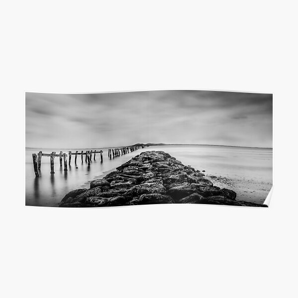 Groyne at Clifton Springs Poster