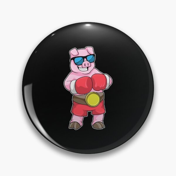 Item preview, Pig as Boxer with Boxing gloves designed and sold by Snabdesign84.