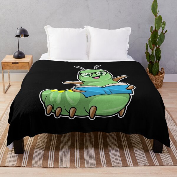 Item preview, Caterpillar as Nerd with Book & Glasses designed and sold by Snabdesign84.