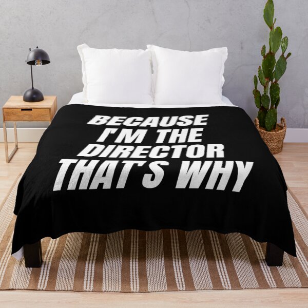 Item preview, Because I'm The DIRECTOR That's Why - Best Gift for Filmmakers designed and sold by aimanart.