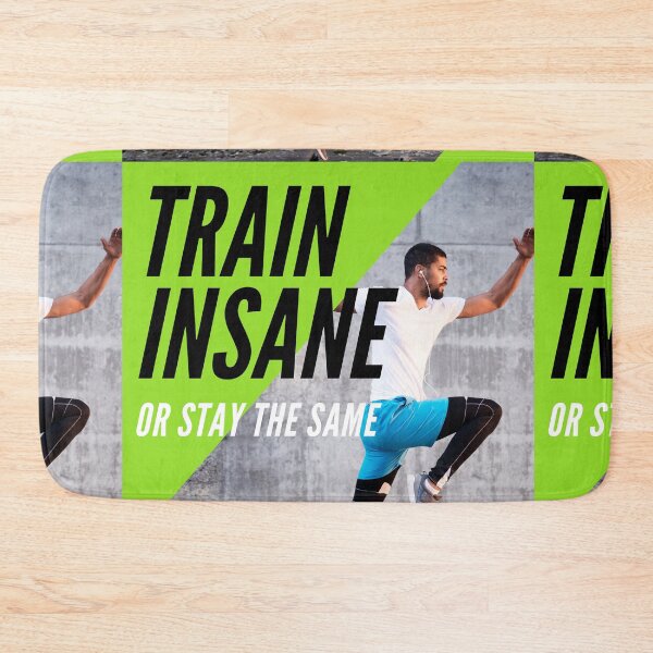 Item preview, Train insane or stay the same, workout shirt, active wear, exercise gym motivation designed and sold by Mommaspouch.