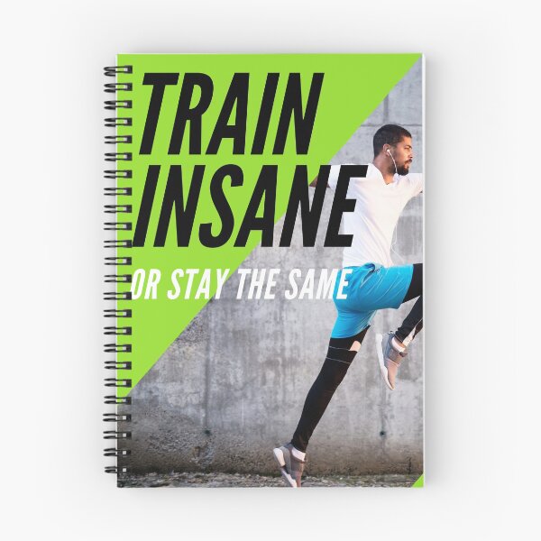 Item preview, Train insane or stay the same, workout shirt, active wear, exercise gym motivation designed and sold by Mommaspouch.