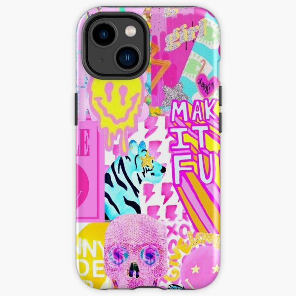 preppy collage iPhone Tough Case