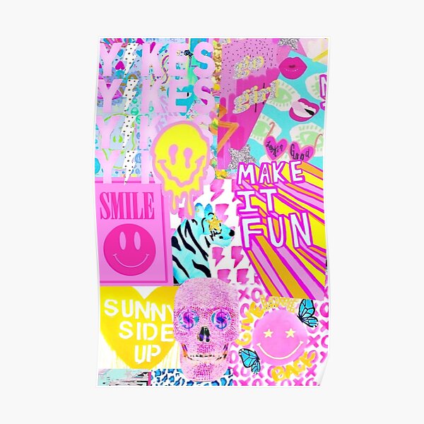 preppy collage Poster