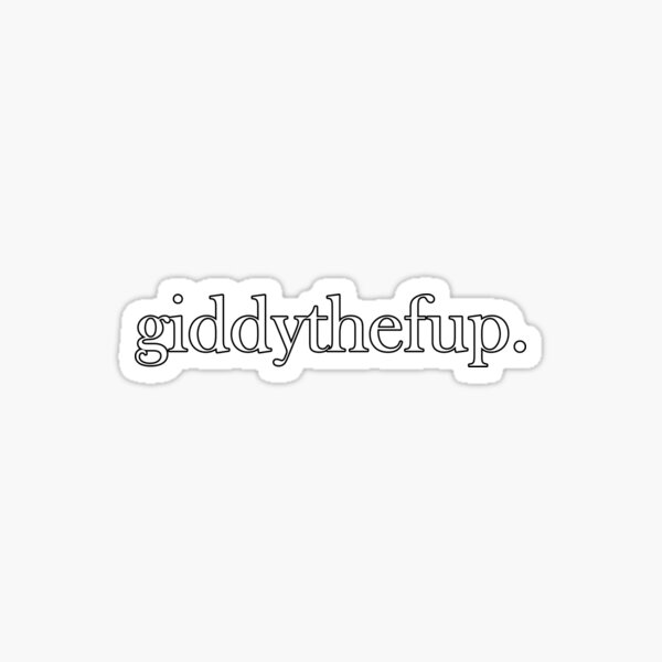 Artikel-Vorschau von giddythefup Pferderennen lustiges Geschenk, designt und verkauft von ZenCloak.