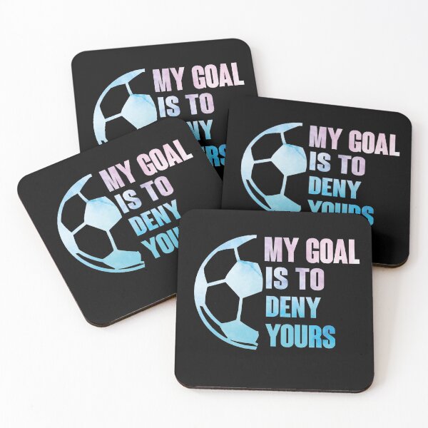 Item preview, My Goal Is To Deny Yours Soccer Goalie Soft Rainbow designed and sold by Heddar Badreddine.