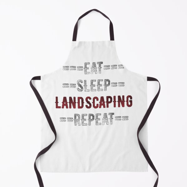 Item preview, Landscaper Gift - Eat Sleep Landscaping Repeat - Distressed Text Design designed and sold by TrndSttr.