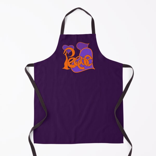 Item preview, Peace Calligraffiti Hippie Loveheart - Orange designed and sold by PATRICIA CASTILLA PEREZ.