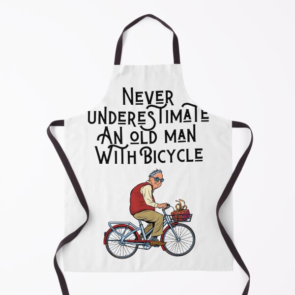 Item preview, Never underestimate an old man with bicycle designed and sold by Hab2.