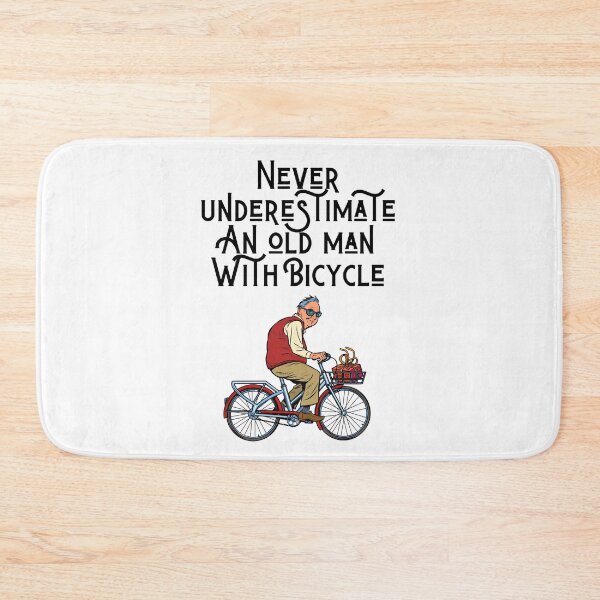 Item preview, Never underestimate an old man with bicycle designed and sold by Hab2.