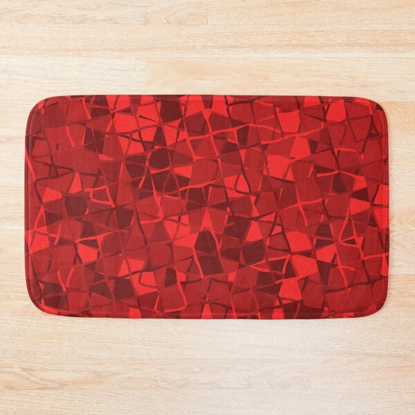 Item preview, Grid Square Mosaic Pattern (Red) designed and sold by John Uttley.