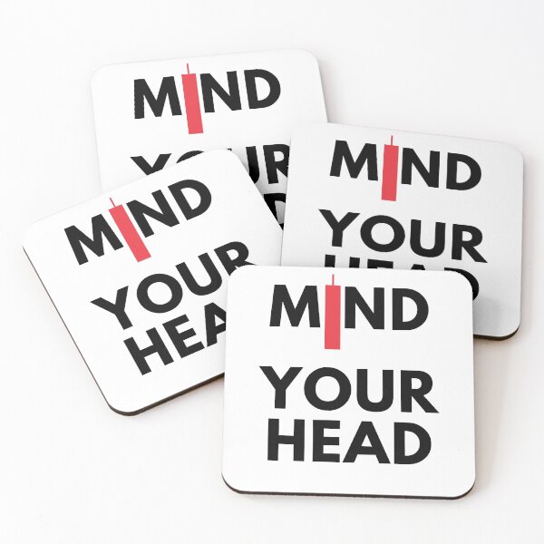 Item preview, Mind Your Head (artwork 3 Black) designed and sold by TraderShirts.