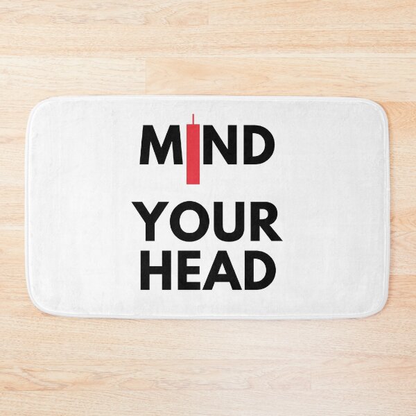 Item preview, Mind Your Head (artwork 3 Black) designed and sold by TraderShirts.