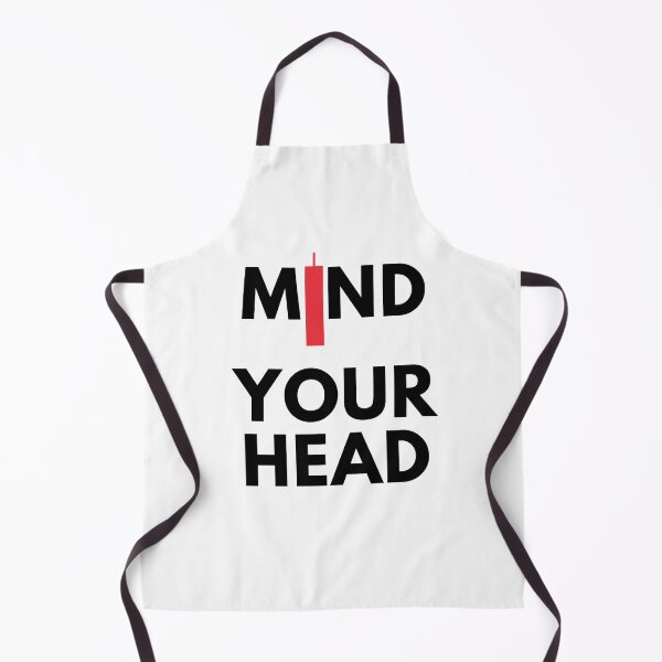 Item preview, Mind Your Head (artwork 3 Black) designed and sold by TraderShirts.