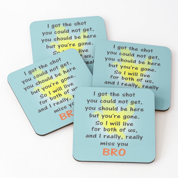 Item preview, I miss you bro black text designed and sold by StencilMyst ..