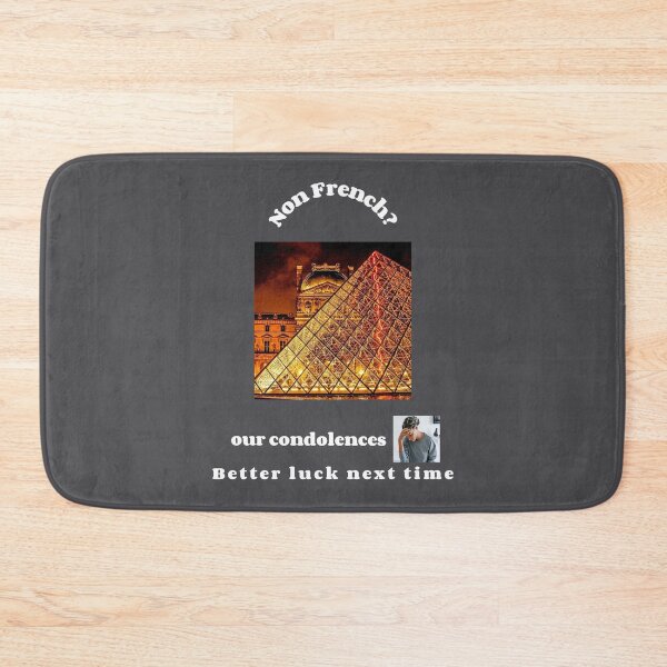 Item preview, "Condolences to non French"  (white text) designed and sold by skoumpourdides.