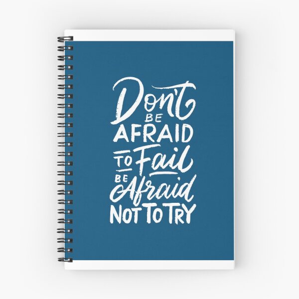 Item preview, Don Not be Afraid to Fail Be Afraid Not to Try designed and sold by bujji4frinds.
