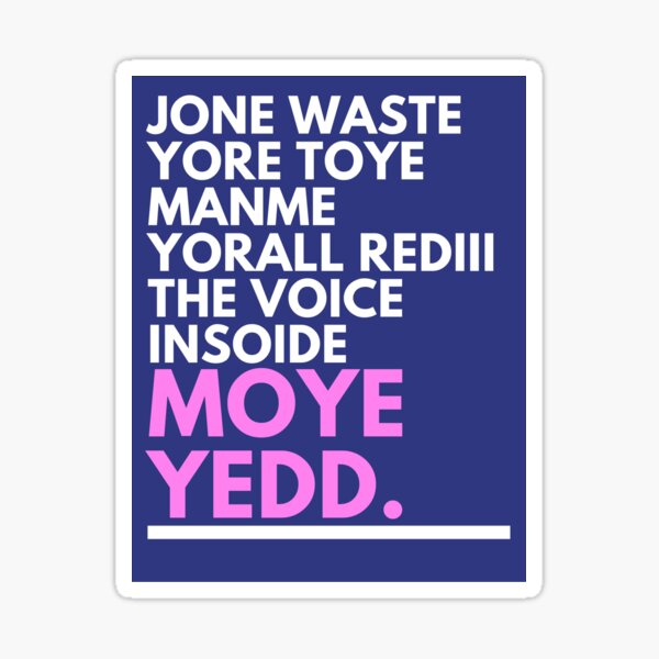 Artikel-Vorschau von Jone verschwendete früher Toye Monme Yorall Redii , designt und verkauft von eness-BK.