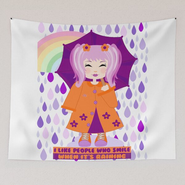 Item preview, When raining boopoobeedoo designed and sold by BooPooBeeDooArt.