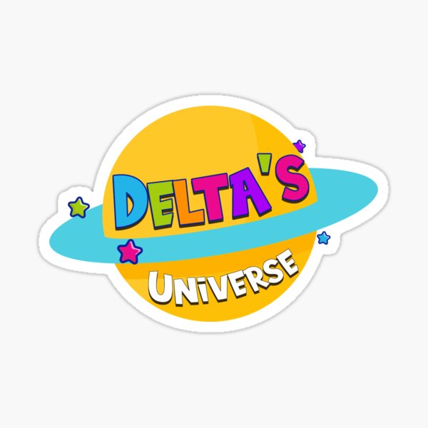 Delta's Universe Sticker