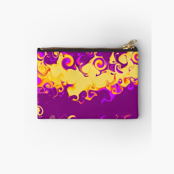 Item preview, Abstract Art #6 : Dangerous (Bright Yellow and Purple) designed and sold by Cosmic-Ferret.