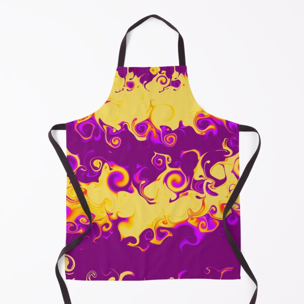 Item preview, Abstract Art #6 : Dangerous (Bright Yellow and Purple) designed and sold by Cosmic-Ferret.
