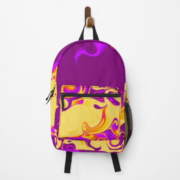 Item preview, Abstract Art #6 : Dangerous (Bright Yellow and Purple) designed and sold by Cosmic-Ferret.