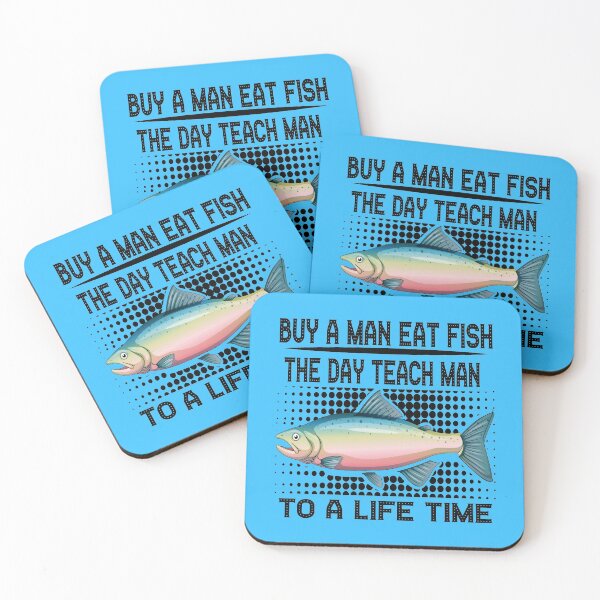 Item preview, buy a man eat fish the day teach man to a life time designed and sold by WebMall2055.