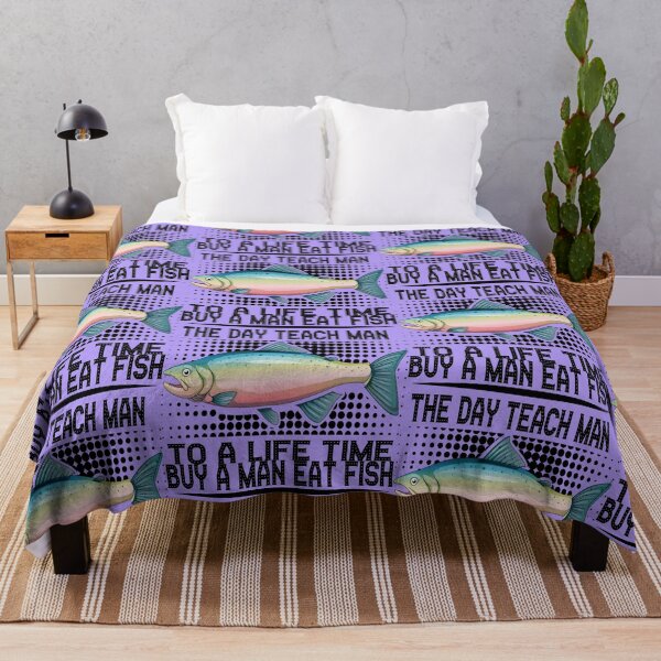 Item preview, buy a man eat fish the day teach man to a life time designed and sold by WebMall2055.