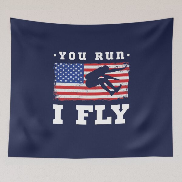 Item preview, Long Jump You Run I Fly  designed and sold by jaygo.