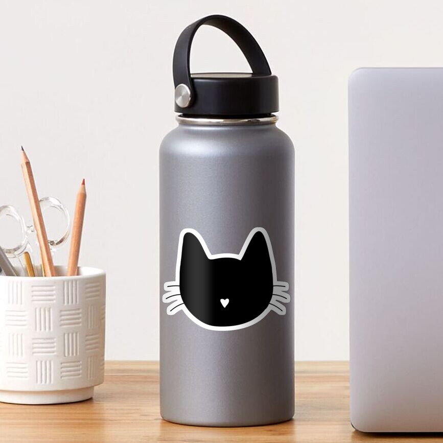 Cat Heart Nose Sticker