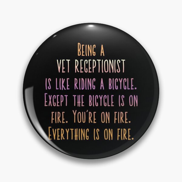Item preview, veterinary Receptionist	 designed and sold by Rulaly.