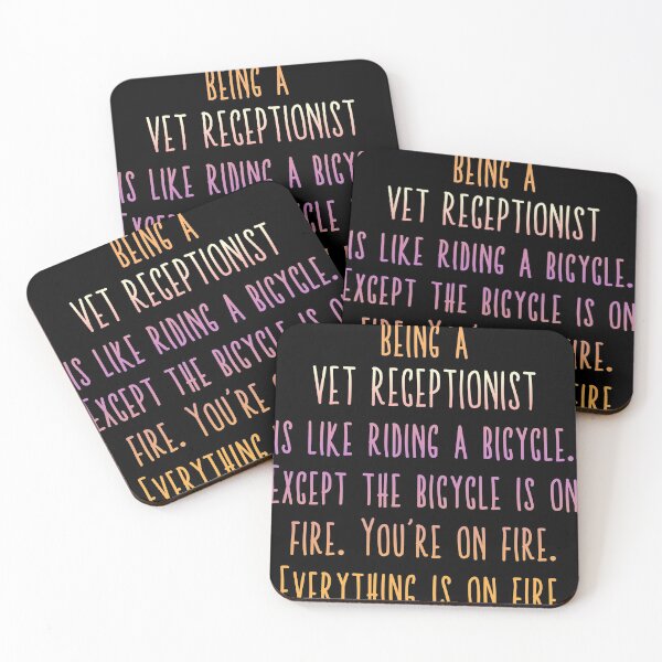 Item preview, veterinary Receptionist	 designed and sold by Rulaly.